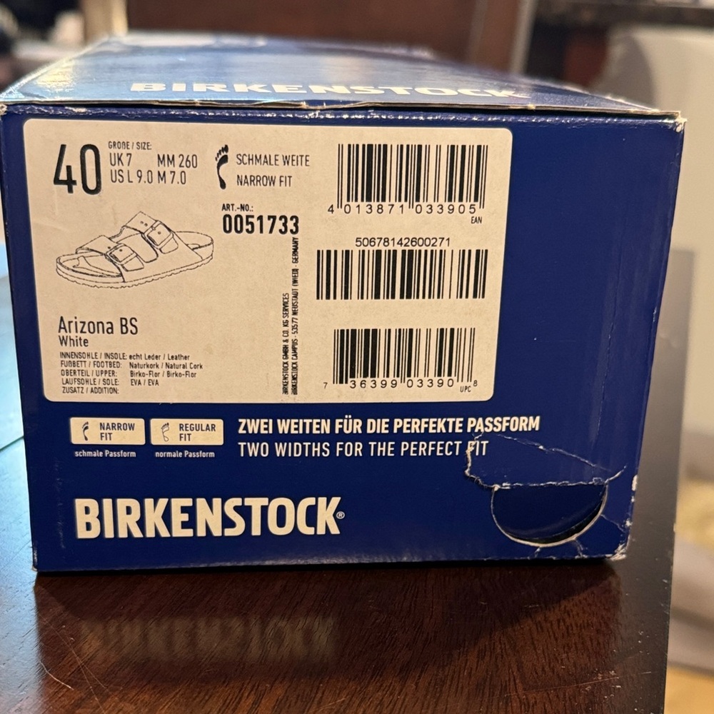 Birkenstock Arizona White Dual-Strap Sandals - Picture 5 of 5